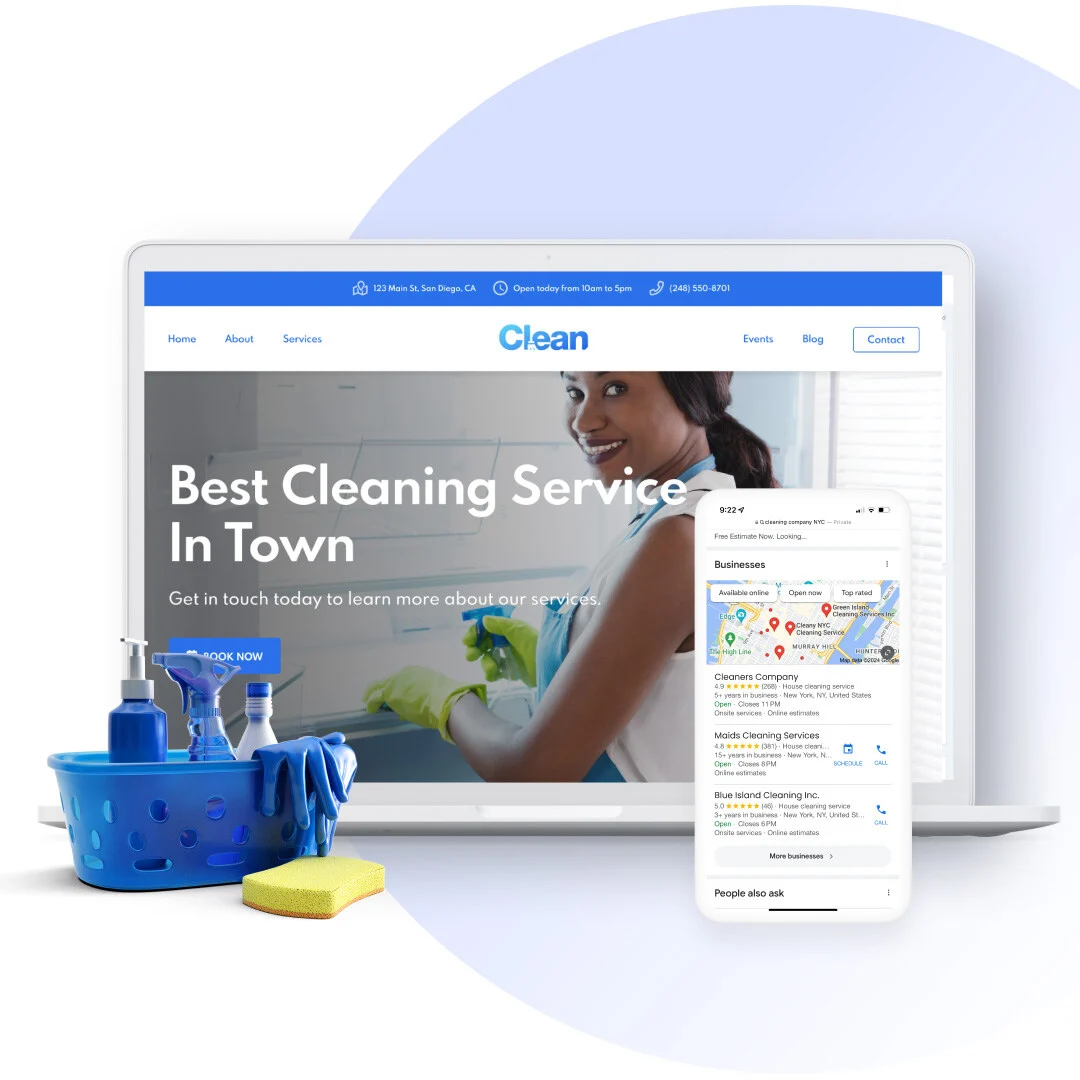 Website example: local service business